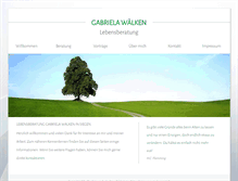 Tablet Screenshot of lebensberatung-waelken.de